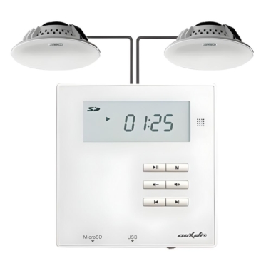 Music Center For Sauna - DSPPA DM835, Smart Home on Wall Music Amplifier, White