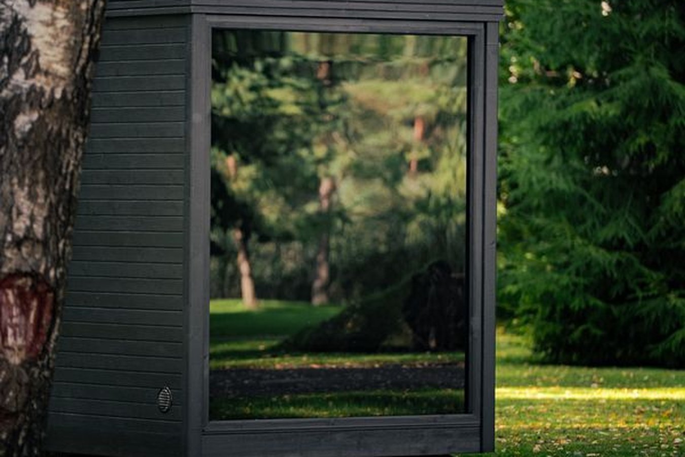 Jonas Classic Modular outdoor sauna – real photo